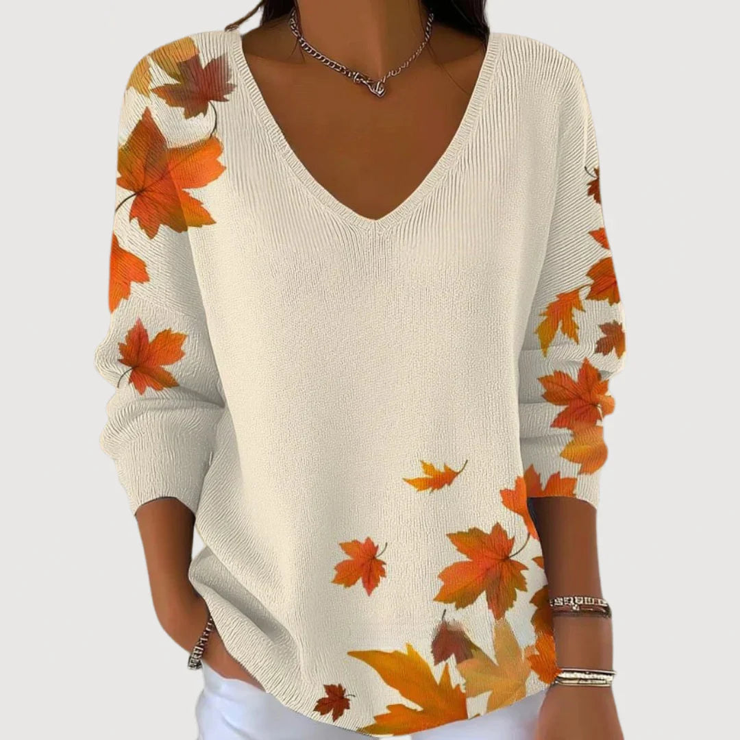 Megan | Cozy V-Neck Sweater